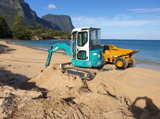 Coastal re-nourishment project